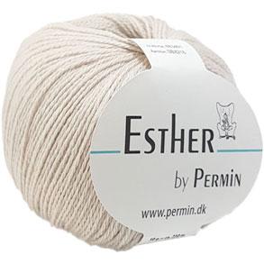 Permin Esther Garn - Lys Beige 883401 til kreative projekter