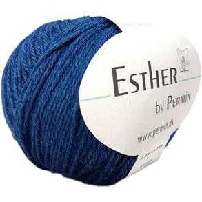 Permin Esther Garn - Fv 883437 Blå - Fantastisk kvalitet!