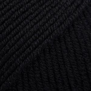 DROPS Merino Extra Fine Garn - Sort - 02