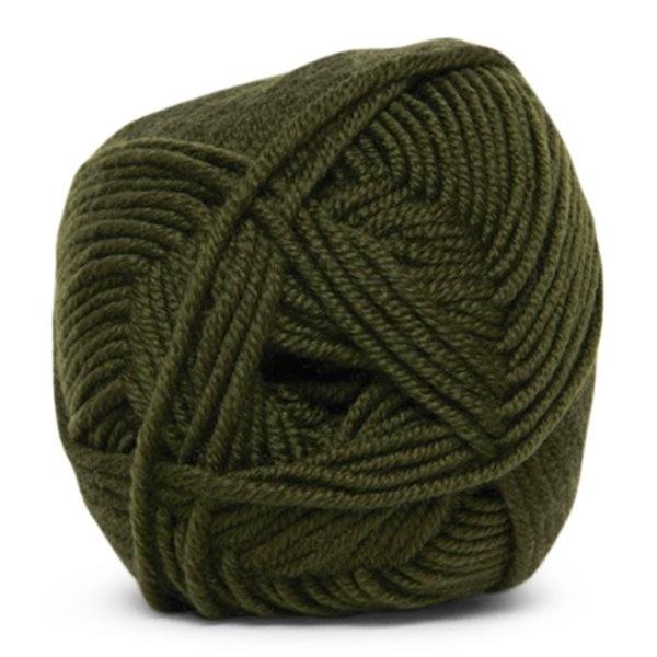 Extrafine Merino 120 - Army Grøn Uldgarn 50 g, Nr. 1285