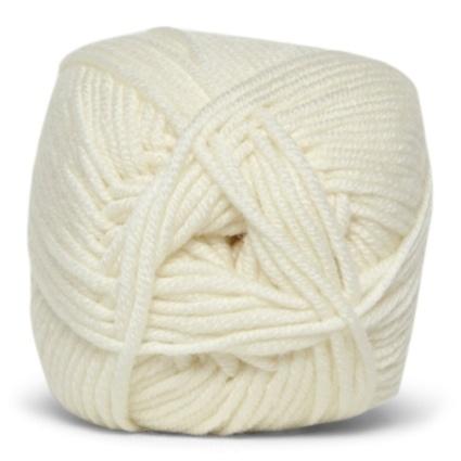 Extrafine Merino 150 - Råhvid Garn til Strikning og Hækling