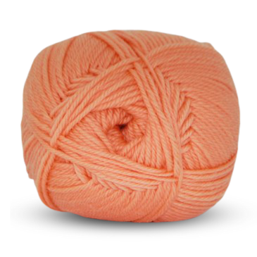 Extrafine Merino 120 - Lys Orange Uldgarn 50 g