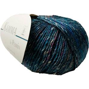Kamma By Permin - Alpaca & Silke Uldgarn - Blå Nistret