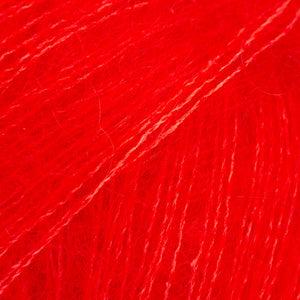 DROPS Kid-Silk Garn - Hot Red - 75% Mohair, 25% Silke
