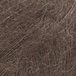 DROPS Kid-Silk Garn - Mørkebrun - 25g Kvalitet