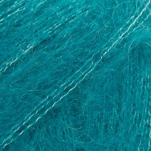 DROPS Kid-Silk Garn - Petrolblå - 75% Mohair & 25% Silke