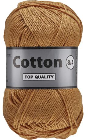Karamel Brun Lammy Cotton 8/4 - 50 g Garn til Strikning