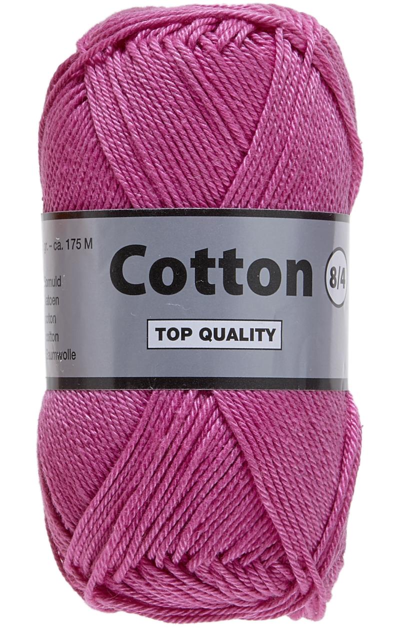 Lammy Cotton 8/4 i Fuchsia - Fantastisk Garn til Strikning