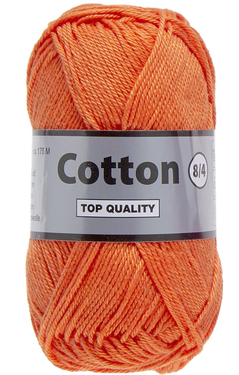 Lammy Cotton 8/4 Mørk Orange Garn - 50 g Nr. 28