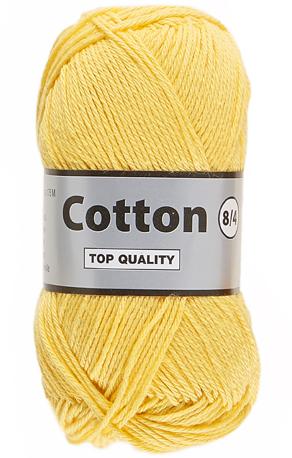 Lammy Cotton 8/4 i Lysegul - 50 g Garn til Strikning