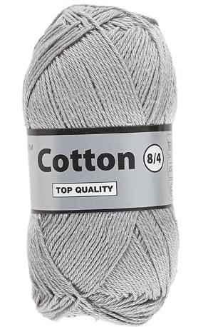 Lammy Cotton 8/4, Lysegrå Garn til Strikning og Hækling