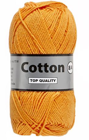 Lammy Cotton 8/4 Garn - Orange, 50 g, Nr. 41