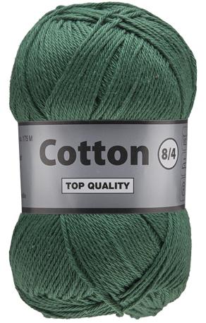 Lammy Cotton 8/4 i Stedsegrøn - 50 g, Nr. 72