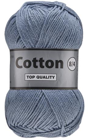 Lammy Cotton 8/4 - Mørk Jeans Blå, 50 g, Nr. 839