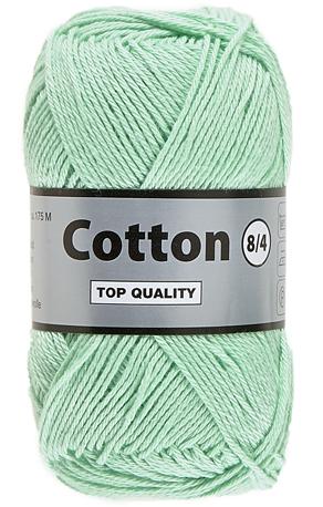 Lammy Cotton 8/4, Mintgrøn - 50 g Garn til Strikning