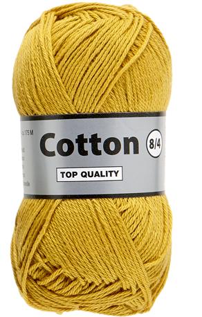 Lammy Cotton 8/4 i Karry - 50 g, Nr. 846 til Strikning