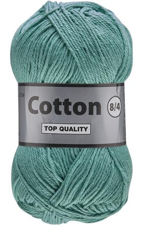 Lammy Cotton 8/4 i Salvie Grøn - 50 g Garn til Strikning