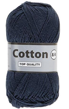 Lammy Cotton 8/4 - Marineblå, 50 g, Nr. 892 Garn