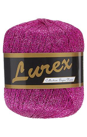 Lurex Glimmergarn i Pink - 25 g fra Niah Design