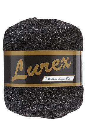 Lurex Glimmergarn i Sort - 25 g fra Niah Design