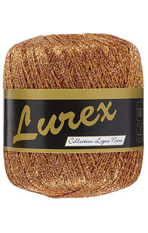 Lurex Glimmergarn Mørk Guld - Effektgarn til Strikning 25 g