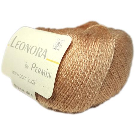Leonora Garn fra Permin 880404 Lys Nougat - Blødt Kvalitetsgarn