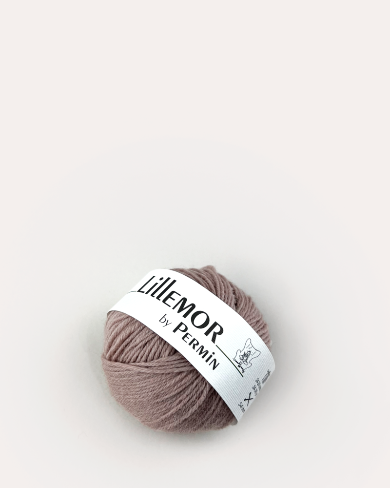 Ankers Bluse Garnkit - Smokey Pink til Børn 6-9 År