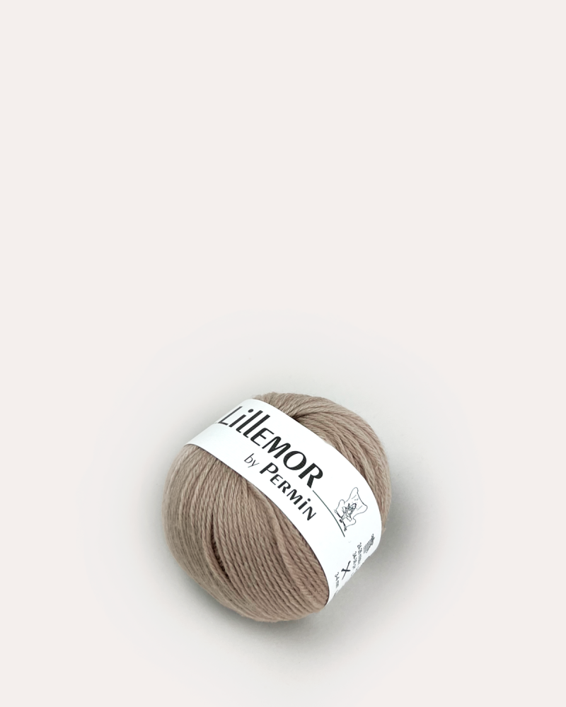 Ankers Bluse Garnkit - Lys Beige til Børn 1-3 år