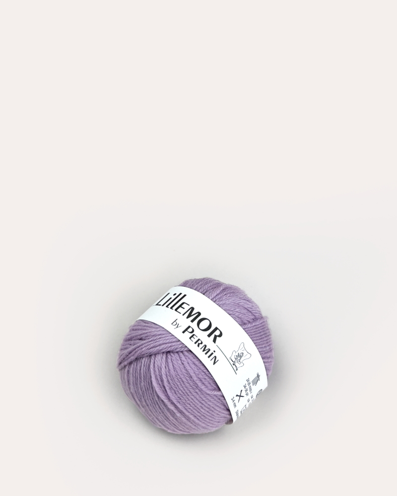 Ankers Bluse Garnkit – Lyselilla til Baby 0-1 Mdr