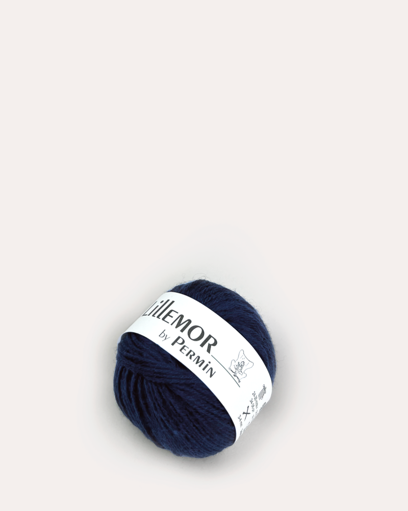 Lillemor Garn fra Permin - Økologisk Navy Blå 25g