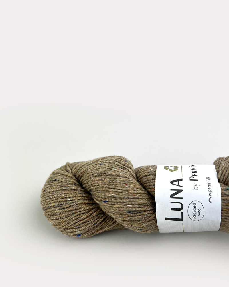Luna by Permin - Beige Garn - 100% Genanvendt Uld