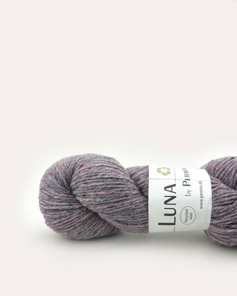 Luna by Permin - Genanvendt Uld Garn i Mauve 50g