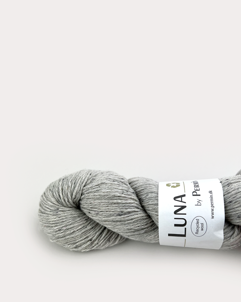 Luna by Permin - Kalksten Garn - 100% Genanvendt Uld
