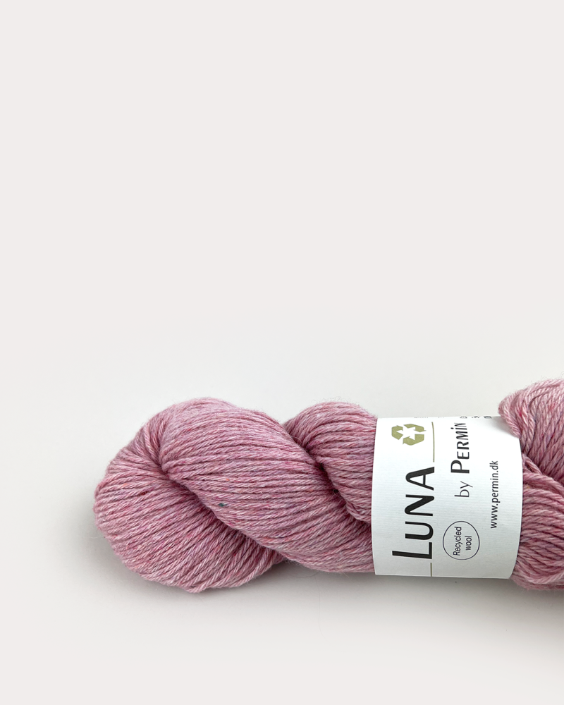 Luna by Permin - Rosa Garn - 100% Genanvendt Uld