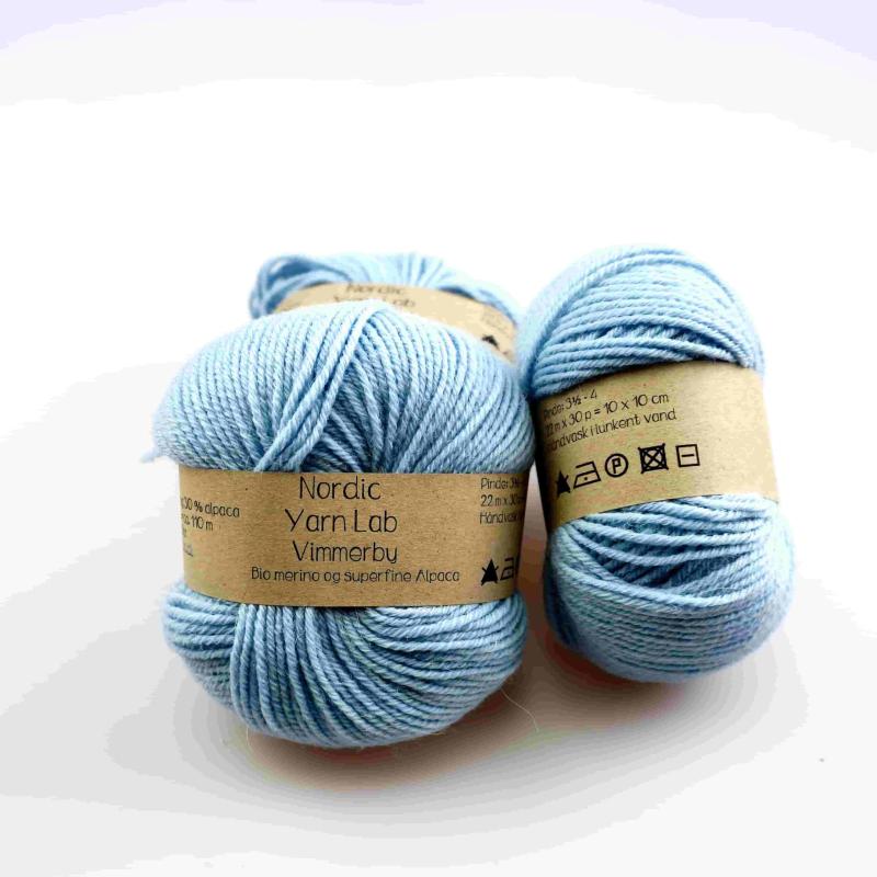Vimmerby Light Blue 1036 Garn fra Nordic Yarn Lab