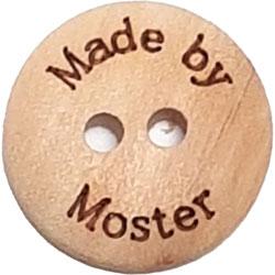 Træknapper 15 mm - Made by Moster - Unik Hobbytilbehør