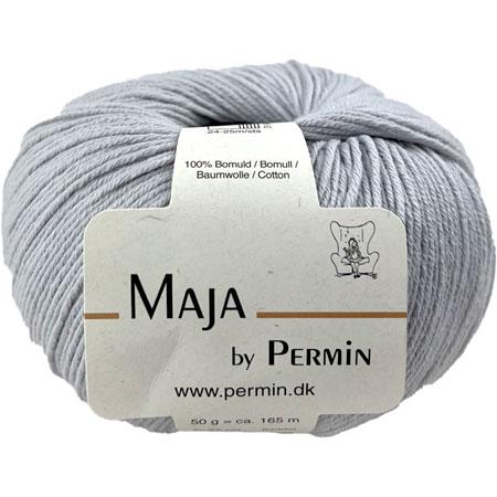 Maja Permin 100% Bomuldsgarn - Lysegrå Fv 880365
