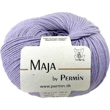 Maja Permin 100% Bomuldsgarn - Fv 880359 Lavendel