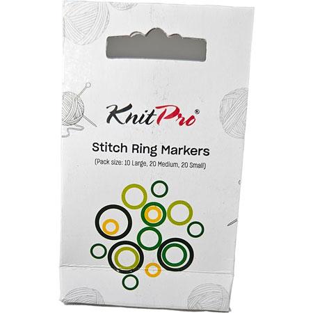 Maskemarkør Ringe Knit Pro - 50 stk til strikkeprojekter