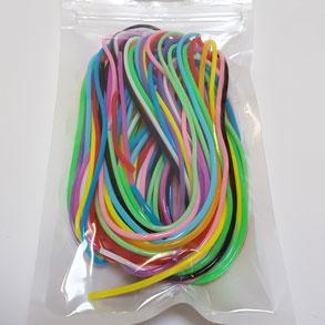 Maskewire 2 mm - 100 cm - Ass. farver til strikning