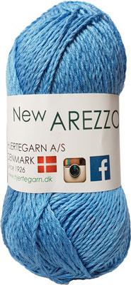 Ny Arezzo Hjertegarn – Blødt Bambus- og Hørgarn, Lys Blå