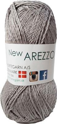 Ny Arezzo Hjertegarn – Blødt Bambus- og Hørgarn i Grå