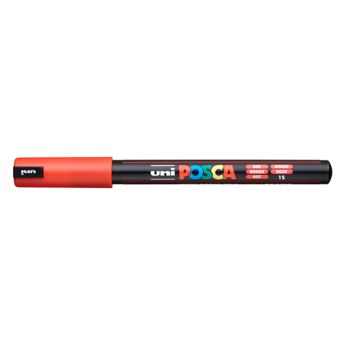 Posca Tus - PC-1MR - Rød 0,7 mm - Kreativ DIY