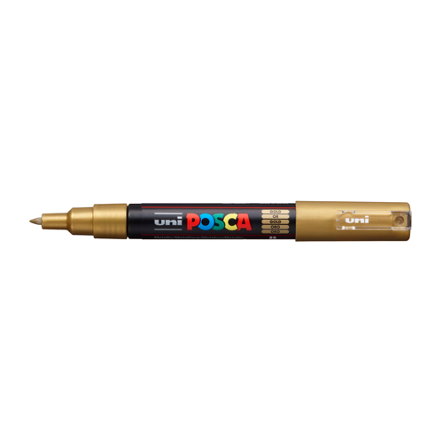 Posca PC-1M 0,7-1mm Guld Tus til Kreativitet