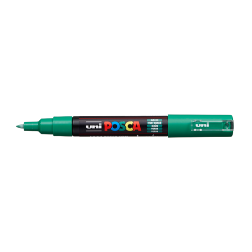 Posca PC-1M 0,7 - 1mm Grøn Tus til Kreativitet