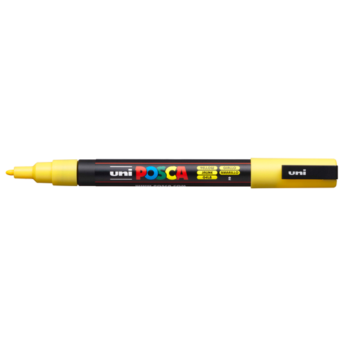 Posca Tusser PC-3M 0,9-1,3 mm - Gul Kvalitetstus