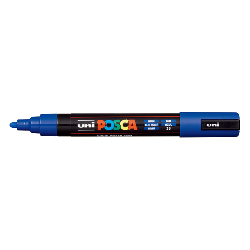 Uni Posca Tusser PC-5M 1 stk - Blå 33 til Kreativitet