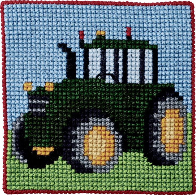 Permin Broderi - Broderikit til børn med Traktor 9320