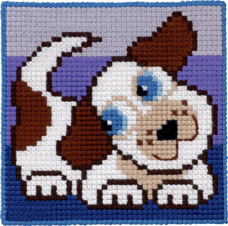 Permin Broderi - Broderikit til Børn med Hund 9353