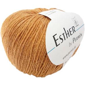 Permin Esther Garn - Fv 883403 Karry Gul - Fantastisk Uldgarn